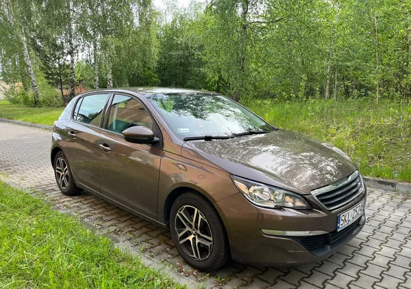 śląskie Peugeot 308 cena 27000 przebieg: 260000, rok produkcji 2014 z Sosnowiec